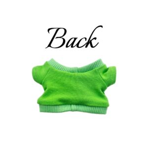 Labubu Green Grinch Outfit: Shirt & Head wrap Bow