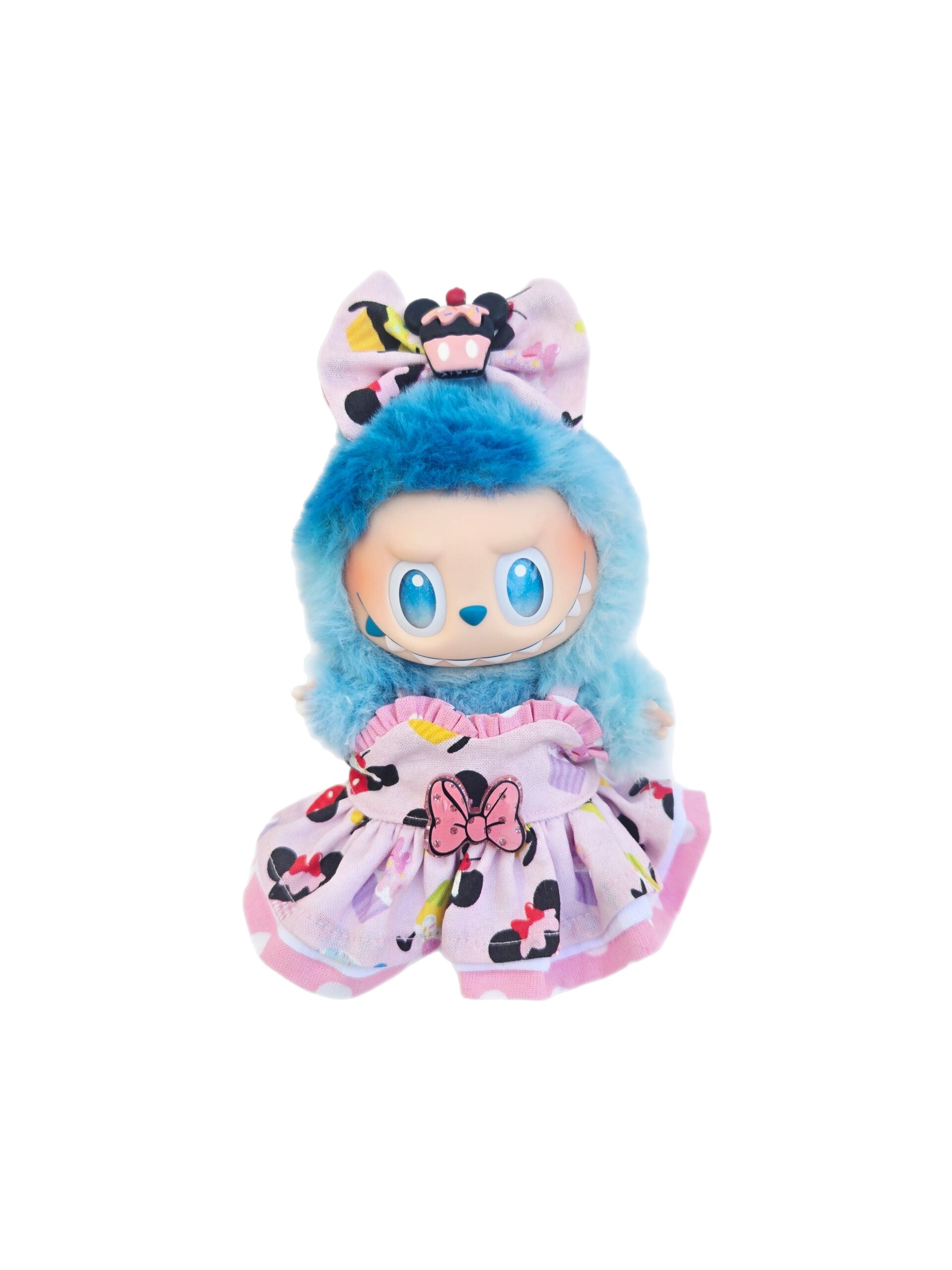 Labubu Pink Minnie Dress & Bow