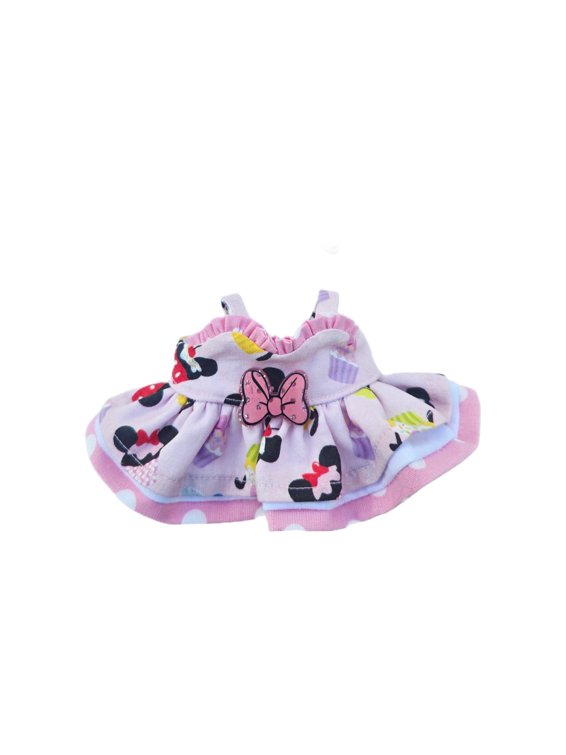 Labubu Pink Minnie Dress & Bow