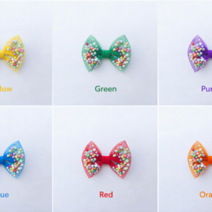 Fluffy Rainbow Labubu Tutu & Bow