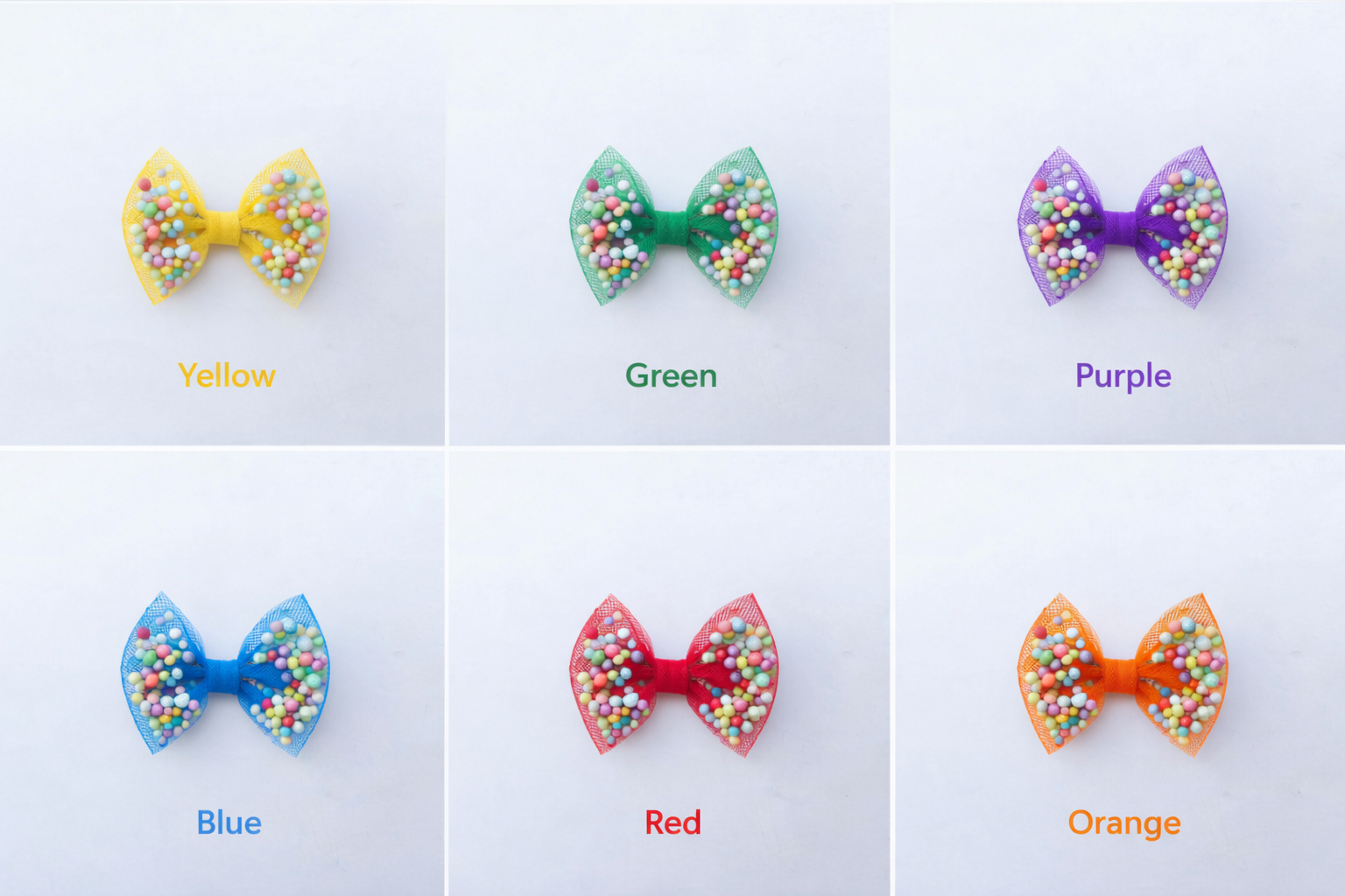 Fluffy Rainbow Labubu Tutu & Bow