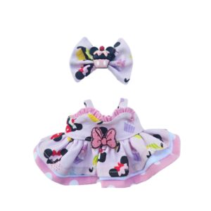 Labubu Pink Minnie Dress & Bow