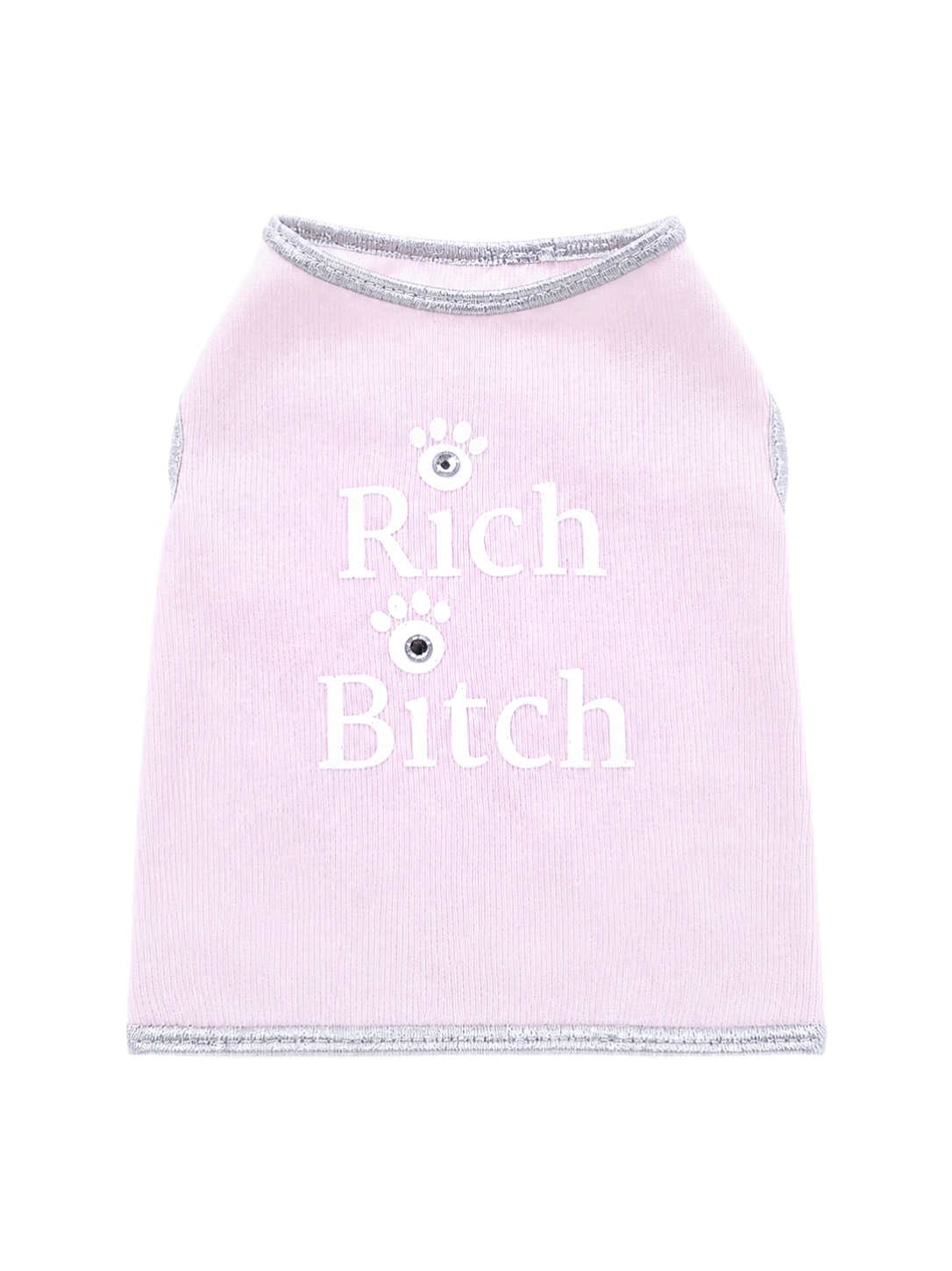 Rich Bitch Glam Dog Shirt & Bow
