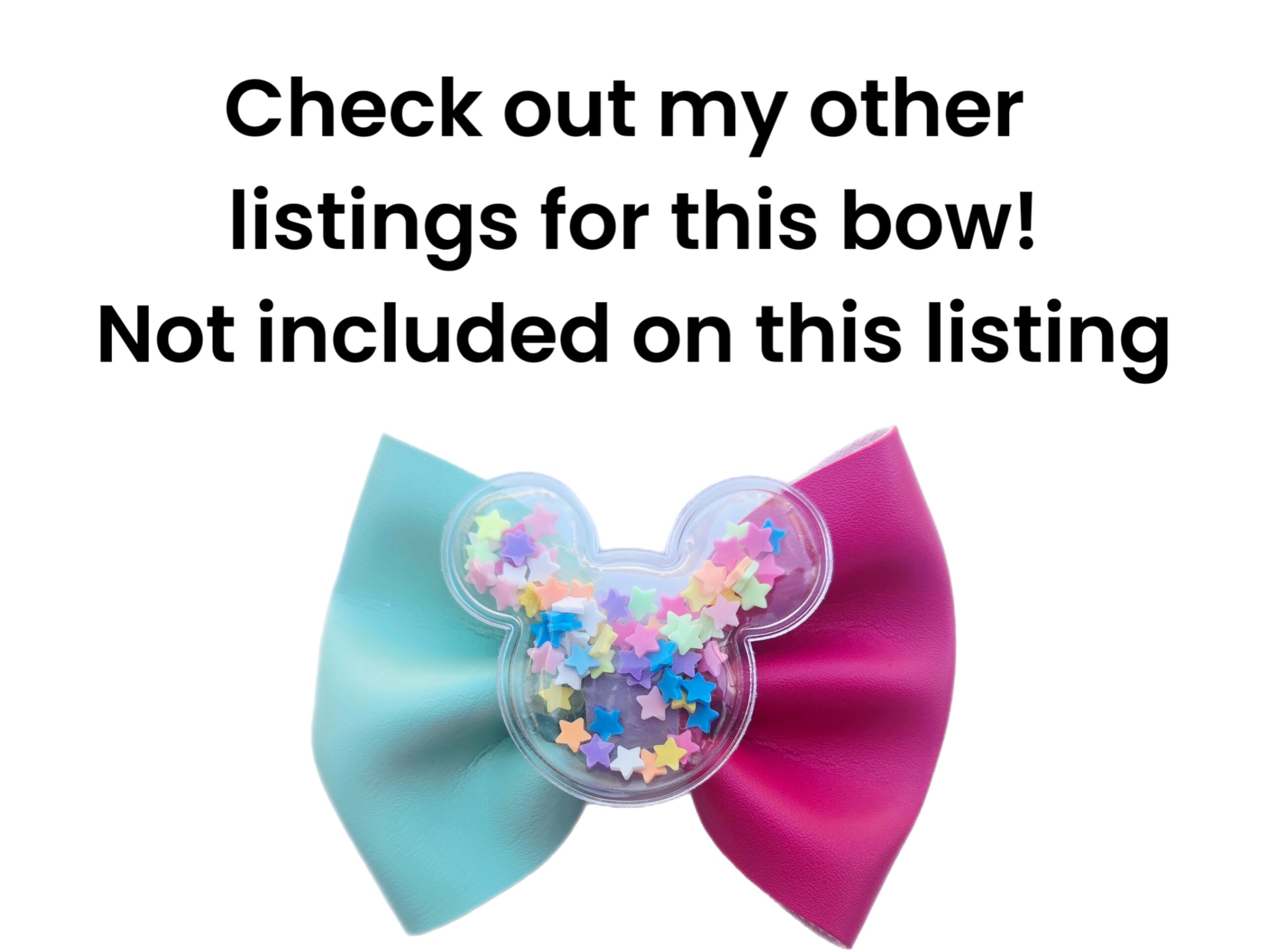 Mickey 2-Tone Shaker Bow