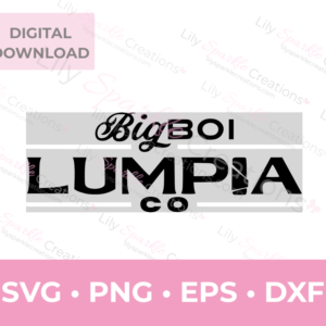 Big Boi Lumpia Co Logo SVG | SVG, PNG, EPS & DXF