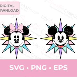 Mickey & Minnie Ferris Wheel SVG Bundle – SVG, PNG, EPS