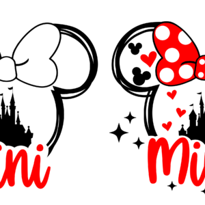 Minnie Castle Mini SVG | SVG, PNG, EPS & DXF Digital Download